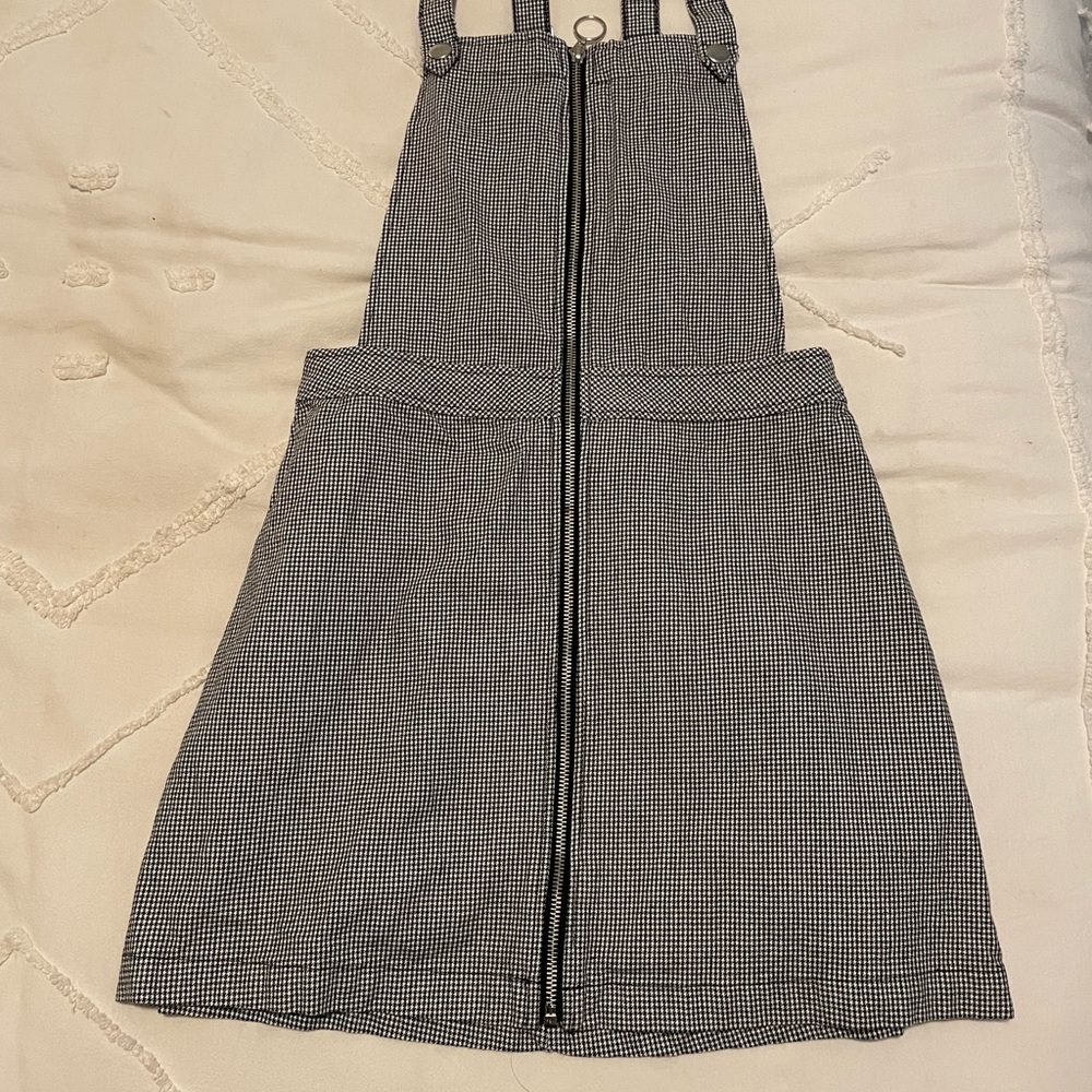 H&M Checked Coverall Dress